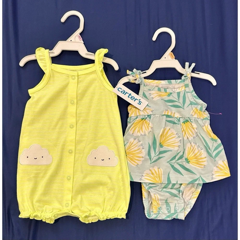 Huge Lot Baby Girls Clothes 6 9 Months NEW & EUC Carters Baby b Gosh Old navy